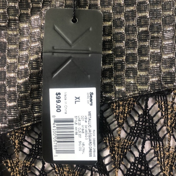 Beautiful black and gold ARDASHIAN KOLLECTION DRESS - Picture 2 of 6